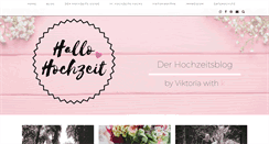 Desktop Screenshot of hallo-hochzeit.de